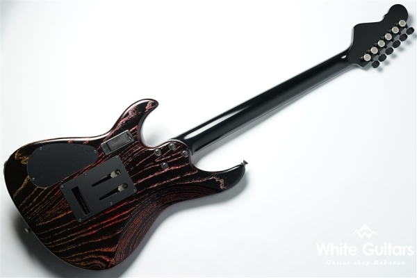 JA-STER Custom - Metallic Red to Yellow on Black Background